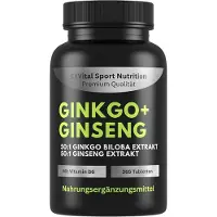 EXVital Ginkgo Biloba und Koreanischer Ginseng 365 Tabletten 109 g