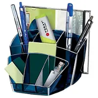 Viking Schreibtisch Organizer Kunststoff Mitternachtsblau 158 mm x 93 mm