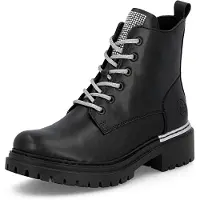 Rieker Veterschoenen Hoog Veterschoenen Hoog - Zwart - Maat 39