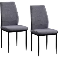 HTI Stuhl Madison Webstoff 2er-Set