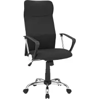 Songmics Bürostuhl ergonomisch höhenverstellbar gepolstert schwarz
