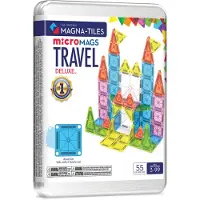Magna-Tiles MicroMAGS Travel Deluxe, Bausatz, 3 Jahr(e), Kunststoff, 110 Stück(e)