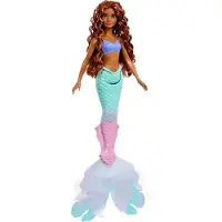 Mattel Disney Princess „Arielle, die Meerjungfrau“-Puppe mit glitzernder Flosse, inspiriert von „Arielle, die Meerjungfrau“ (Live-Action-Film), Modepuppe, Weiblich, 3 Jahr(e), Junge/Mädchen, 323,8 mm, 180 g
