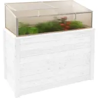 Westmann , Frühbeetaufsatz "Genus 130" passend für Hochbeet Klassik 130, 62 x 125 x 29 cm (L x B x H)