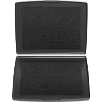 Fritel 142365, Waffelplatte, , CW 2425 - CW2428 - CW 2435 - CW 2438 - CW 2445 - CW 2448 - CW 2458 - CW 2468, Aluminium, Schwarz
