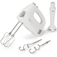 Clatronic Handmixer HM 3524 | Hand- und Stab- Mixer in Einem | Handrührgerät mit kraftvollem 300 Watt-Motor | 5 Geschwindigkeitsstufen | HM 3524