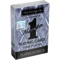Waddingtons Number 1 Spielkarten Platin Edition Kartenspiel Poker Karten Spiel