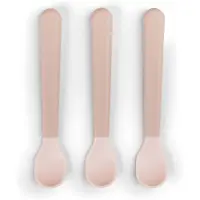Done by Deer - Foodie Easy-Grip Babylöffel 3-er Pack - Rosa - 14 x 2,5 x 1 cm