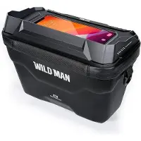 WildmanT WILDMAN Reisetasche passend für Fahrradlenker mit Reißverschluss 3L (4"-7") XT8 schwarz