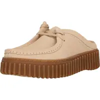 Clarks Slip-On Torhill Mule mit Contour Cushion-Fußbett 5336 Ecru Suede 37