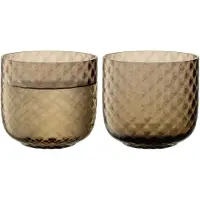 LSA International Wasserglas L.S.A. Dapple Earth Brown 300 ml (2er-Set)