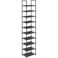 Songmics Schuhregal mit 10 Ebenen 33 x 33 x 173 cm LSR110B02