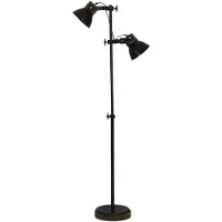 Light & Living - Stehleuchte Jody - Schwarz - 40x30x165cm für Wohnzimmer, Schlafzimmer