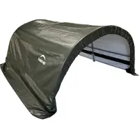 ShelterLogic Weidezelt "Run-In" Weideunterstand, 300 x 260 x 150 cm grün 7,8 m²