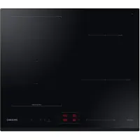 Samsung NZ64B6056GK, Schwarz, Integriert, 60 cm, Zonen-Induktionskochfeld, 4 Zone(n), 4 Zone(n)