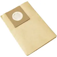 Scheppach Papier Vacuumbeutel - Ø 54 mm | 20 L | 5 teilig | 5 Stk. pro Packung | Passend für Nass- / Trockensauger