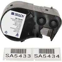Brady M5-125-492, FreezerBondz II(TM), Polyester, Schwarz auf weiss, 25.40 x 44.45 mm, permanent (1