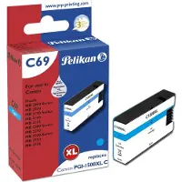 Pelikan C69 Cyan, Hohe (XL-) Ausbeute, Cyan, Tinte auf Pigmentbasis, 1 Stück(e), 1440 Seiten, Einzelpackung