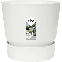 Elho Pflanzgefäß 'Greenville round 47', weiß, ca. Ø 47 x 44 cm