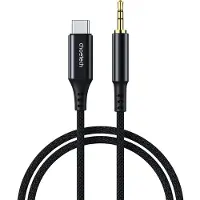 Choetech type-c to 3.5mm male audio cable 1meter, braid material