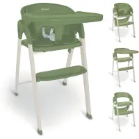 Babygo Hochstuhl Levels, khaki/weiß
