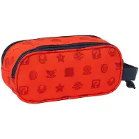 Super Mario Doppeltes 3d Super Mario 3d-federmäppchen Blau Mann Blau One Size
