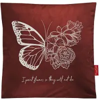 Irisette Dekokissen "Blaze-Set 8958", rot, B:45cm L:45cm, Obermaterial: 100% Polyester, Dekokissen_Sitzkissen_Kissenhüllen, Dekokissen, kuschelig weich