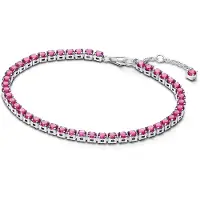 Pandora 591469C04 Tennisarmband für Damen Pink Silber