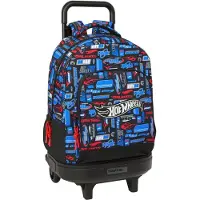 Safta Hot Wheels Rucksack Mit Rollen 45 Cm Blau Blau One Size