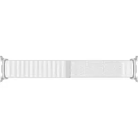 Samsung Original Fabric Armband für Galaxy Watch 8 (40/44mm) / Classic (46mm) - Größe S/M - Weiß