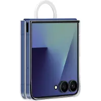 Samsung Original Galaxy Z Flip 7 Hülle - Kunststoff - Backcover/Hard Case - Transparent