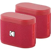 Kodak SoundBrix Wireless Stack Speaker Reverb Red 2PCS - Lautsprecher - Kabellos