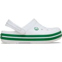 Crocs Uni Kinder Crocband Clog T Clog, White/Green Ivy, 22/23 EU