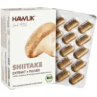 Hawlik BIO Shiitake Extrakt+Pulver Kapseln 120 St
