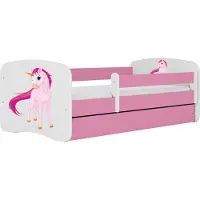 Kärkkäinen Bett Einhorn , rosa/pink , Maße (cm): B: 90 H: 61