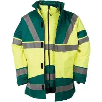 SIOEN FLEXOTHANE Bekleidung PARKA SKOLLFIELD gelb/grün Größe
