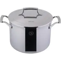 Saveur Selects Voyage Kochtopf - Ø25 cm - PFAS-frei - Induktion - Backofenfest - Dreischicht-Edelstahl