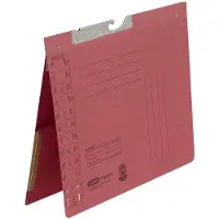 Pierre by Elba Pendelhefter mit Tasche, DIN A4, Manilakarton, rot