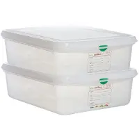 Denox Gastronorm 1/2 H65 Mm Aufbewahrungsbox 4l 2 Einheiten