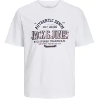 Jack & jones T-Shirt Logo 12258877 Weiß Regular Fit