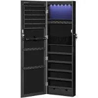 Hobby Hall Schmuckschrank mit Spiegel hängend B34JJC093B01