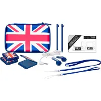BigBen Interactive Pack Essential XL - UK - new 2DS XL/new 3DS XL(Tasche, 3 Spieleleerhüllen, 2 Ersatzstifte, Stereo-Ohrhörer, Bildschirmschutzfolien und je 1 Trageriemen für Handgelenk und Hals)