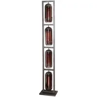 KAWOLA Stehleuchte TRIEST Stehlampe Glas schwarz