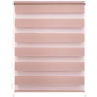 Lichtblick Original Doppelrollo "Duo Rollo Klemmfix, ohne Bohren, verspannt", halbtransparent, verspannt, Einfache Klemm-Montage ohne Bohren. Für Fenster & Türen geeignet.