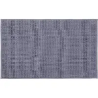 Gozze Badematte Anti-Rutsch Chenille, 60 x 100 cm, anthrazit, aus 100 % Polyester, rutschfest
