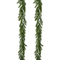 Creativ Green Winterliche Kunstpflanze "Weihnachtsdeko, Weihnachtsgirlande" 2 Girlanden jeweils 120cm lang