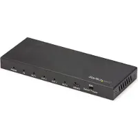 StarTech.com .com 4-Port HDMI Splitter/Verteiler, 4K 60Hz 4 Wege HDMI Splitter, 1x4 HDMI Verteiler, HDR HDMI-Videosplitter mit 4 Anschlüssen, HDMI, 4x HDMI, 3840 x 2160 Pixel, Schwarz, 4K Ultra HD, 60 Hz