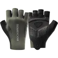 RockBros cycling gloves spring/summer/autumn, short fingers, size: M - green