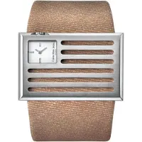 Calvin Klein Jeans Damenuhr Edelstahl Lederband Braun Silber K4513126