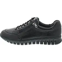 Waldlaufer Schnürhalbschuhe bequem in schwarz, Gr. 10